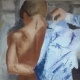 Camisa-azul-oleo-50x75