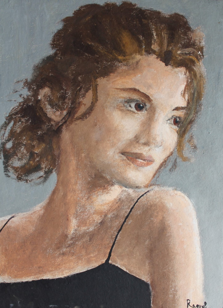 Retrato-chica-grises-oleo-27x36