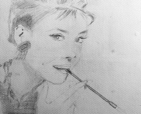 dibujo-lapiz-audrey-hepburn