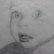 dibujo-lapiz-primer-plano-bebe