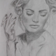 dibujo-lapiz-retrato-fumadora