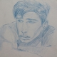 retrato-lapiz-azul-chico