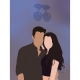 ilustracion-digital-ilustracion-personalizada-pareja-novios-pacha-ibiza