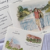 Invitaciones de boda acuarela