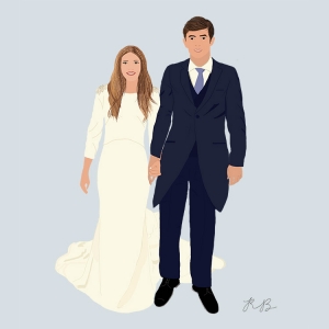 ilustracion-digital-ilustracion-personalizada-novios-minuta