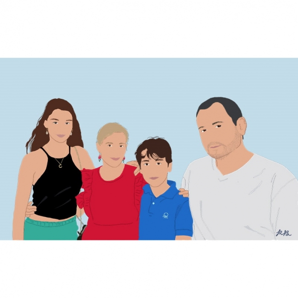 ilustracion-digital-ilustracion-personalizada-retrato-familia