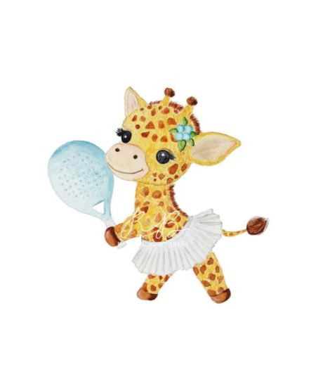 Lamina infantil Jirafa padel